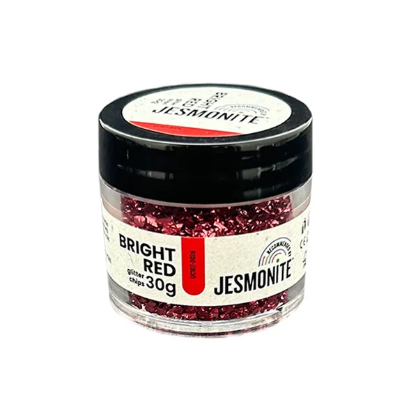 Éclats de paillettes pour Jesmonite 30 gr - Rouge vif