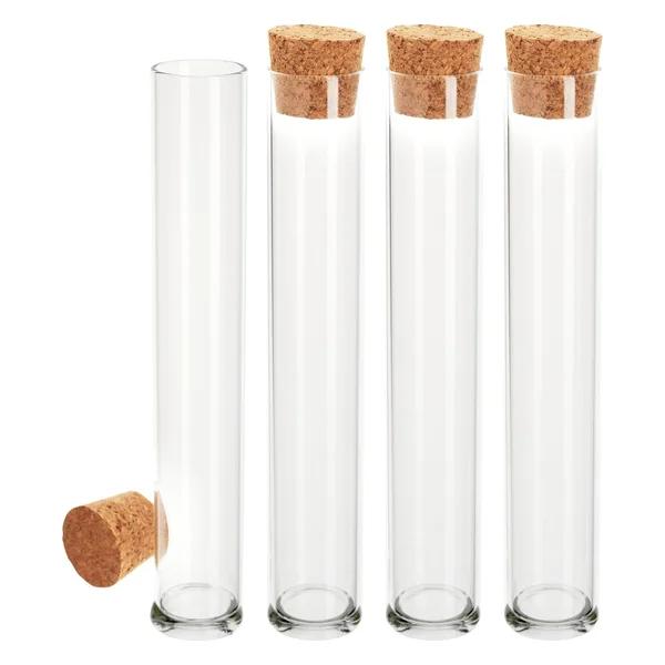 Éprouvettes avec bouchon en liège VBS, 4 pc.