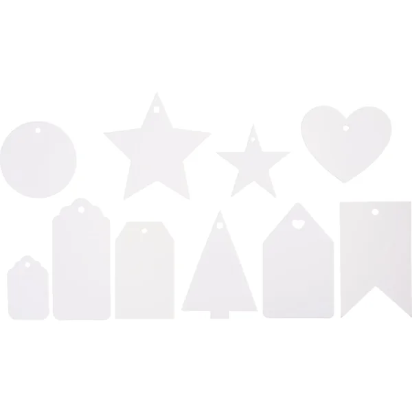 Étiquettes cadeaux VBS « White Mix »