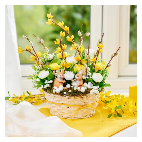 Œufs déco VBS « Blanc moucheté », 1,8 cm, 100 pc.