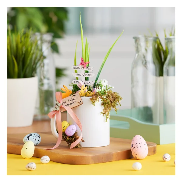 Œufs VBS « Mouchetés - assortiment multicolore »